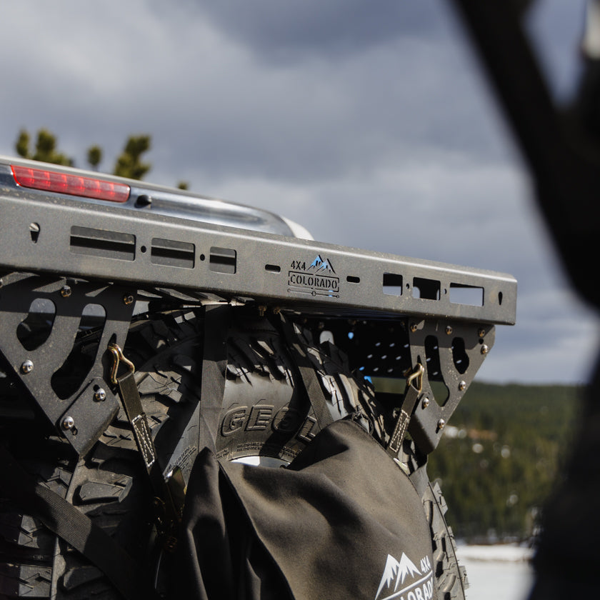 4x4 Colorado Spare Tire Utility Rack / Basket