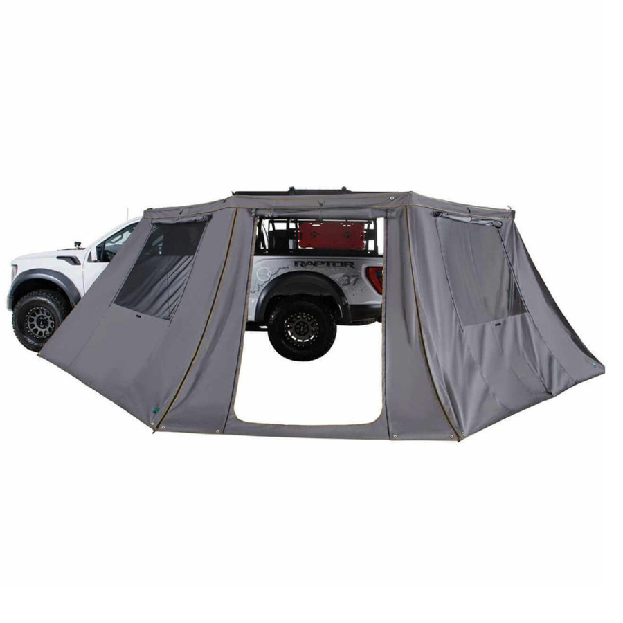 OVS HD Nomadic 180 LTE Awning Wall with Windows front view
