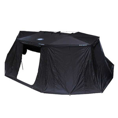 OVS XD Nomadic 270 Degree Awning & Wall Kit Combo - Lights, Black Out, Black Body , Trim, and Travel Cover with awning walls