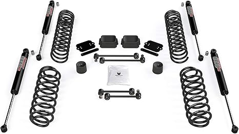 Teraflex JL 4dr: 2.5" Coil Spring Base Lift Kit & 9550 VSS Twin-Tube Shocks