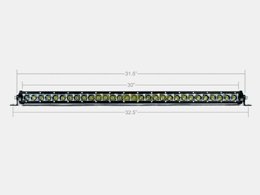 Cali Raised LED 32" Slim Single Row LED Bar