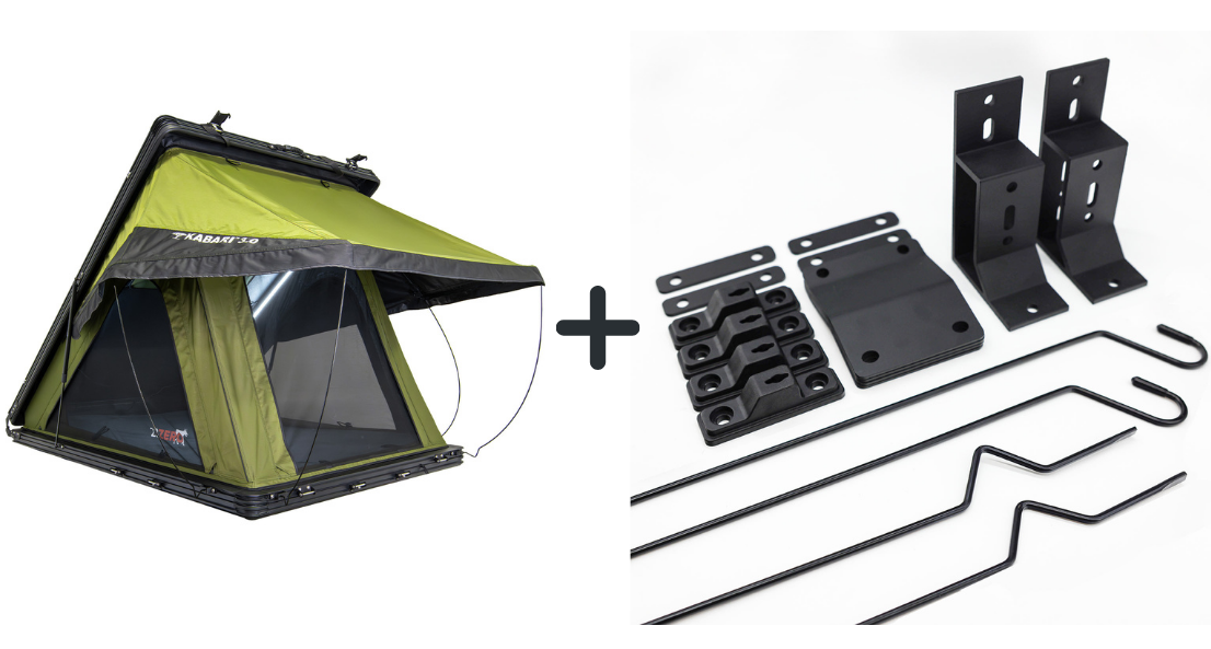 Kabari 3.0 Hardshell Tent + Awning Mount Kit + Ext Window Pole Kit
