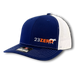 MER Adjustable Mesh Trucker Hat Blue & White