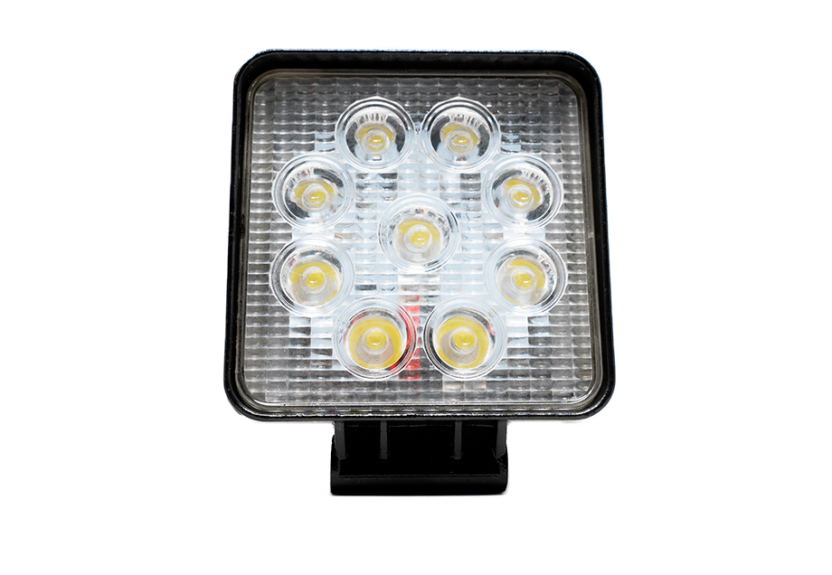 Cali Raised LED 27W Square Work Light