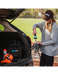 RinseKit Cube portable shower cleaning athletic shoe from car trunk
