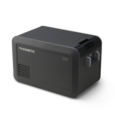 Black Dometic CFX battery on a white background