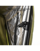 Integrated front hoop pole for rapid deployment on roof top tent