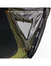 Camping tent with front hoop for rain coverage on a white background