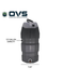 OVS 5.5 gallon portable water tank side view with compact 7.44 inch width for vehicle camping