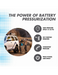 RinseKit rack shower battery pressurization features with 50 PSI spray and consistent pressure