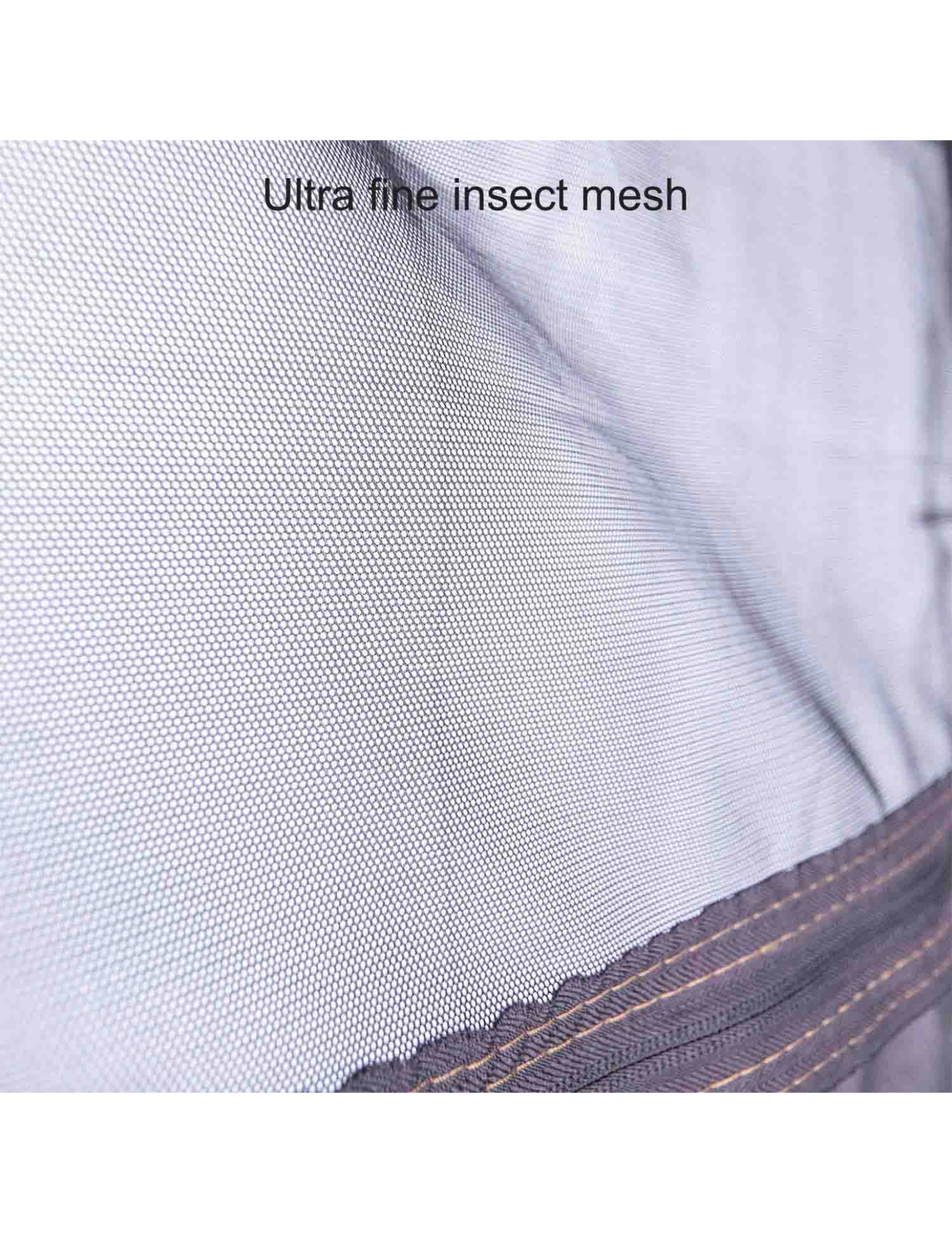 Close-up ultra fine insect mesh