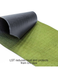 Roll of green fabric with a black layer on top, labeled 'LST reduces heat and protects from UV rays'.
