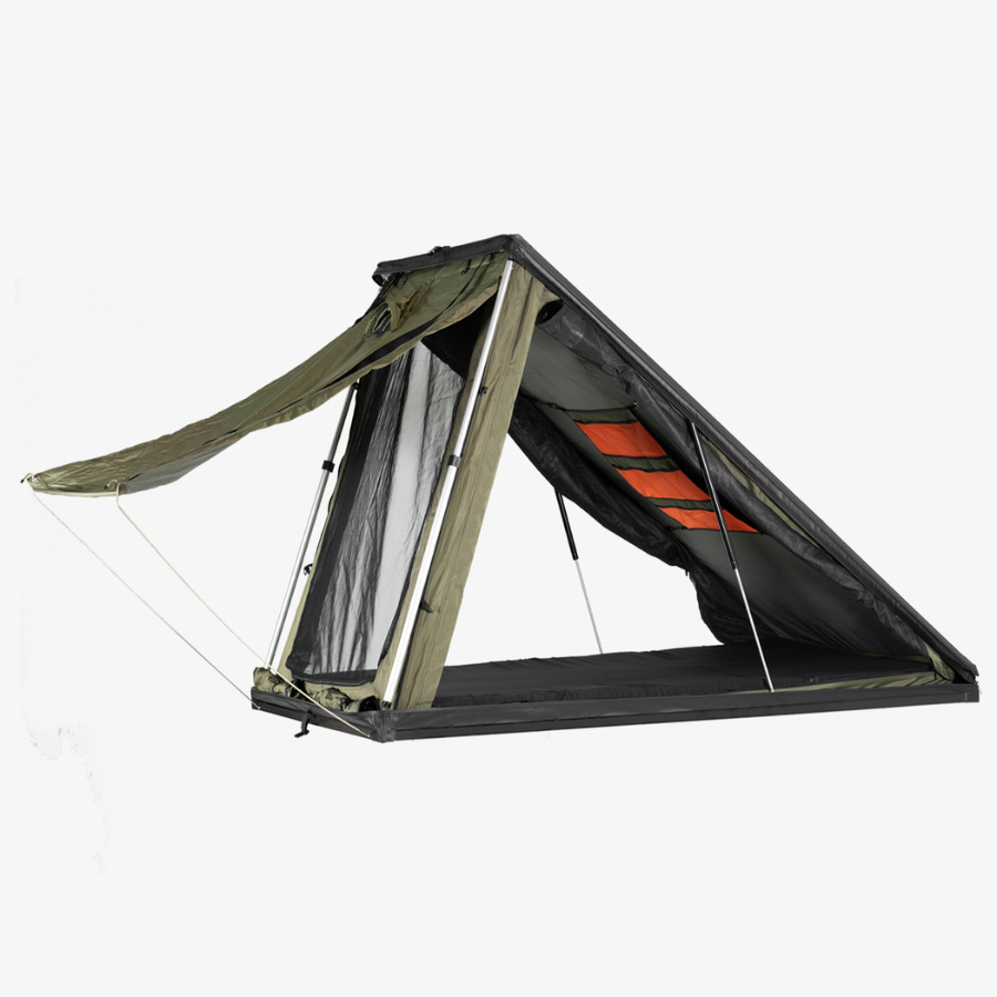 Inspired Overland XL Lightweight Roof Top Tent windows open