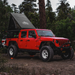 Inspired Overland Standard Lightweight Rooftop Tent on jeep 