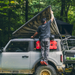 Inspired Overland Standard Lightweight Rooftop Tent on bronco