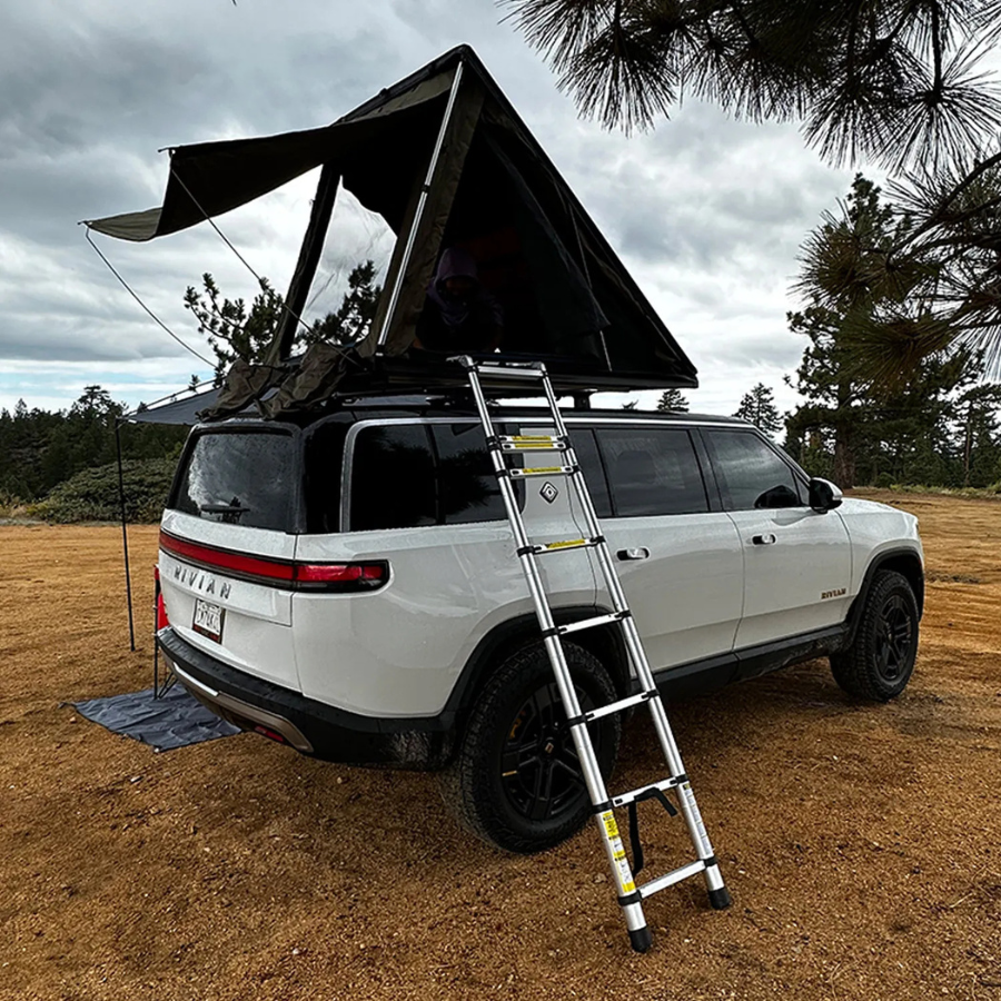 Inspired Overland Standard Lightweight Rooftop Tent on rivian