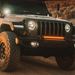 Heretic 6 Series Light Bar - 20 Inch on jeep bumper