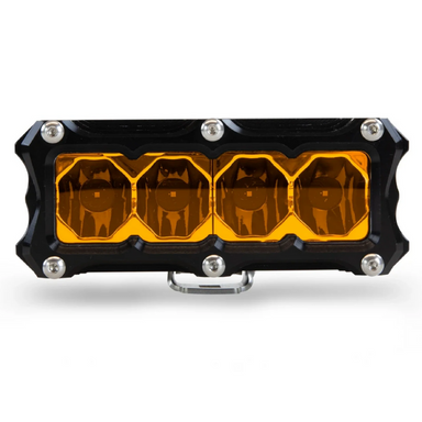 Heretic BA-4 Amber | Flood | LED Pod Light - 2 Pack single pod