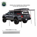 OVS HD Nomadic 270 LTE Awning - Driver Side - Dark Gray with Black Travel Cover Universal with telescoping poles 