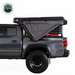 OVS HD Nomadic 270 LTE Awning - Driver Side - Dark Gray with Black Travel Cover Universal folded closed 