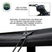 OVS XD Nomadic 270 Degree Awning W/Lights & Black Out - Black Body, Grey Trim & Black Travel Cover tie down points 