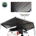 OVS XD Nomadic 270 - Awning W/Lights & Black Out Grey Hex, Black Trim & Black Travel Cover under coating 