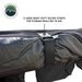 OVS XD Nomadic 180 - Awning, Universal, Black Body, Black Trim W/Black Travel Bag velcro straps