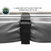 OVS HD Nomadic 270 Degree Driver Side Awning with Bracket Kit for Mid - High Roofline Vans velcro strap