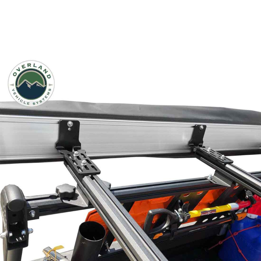 OVS HD Nomadic 270 Degree Driver Side Awning with Bracket Kit for Mid - High Roofline Vans mounting brackets