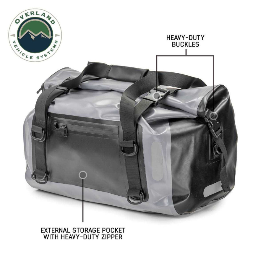 OVS Portable Dry Storage Bags buckles and external storage pocket