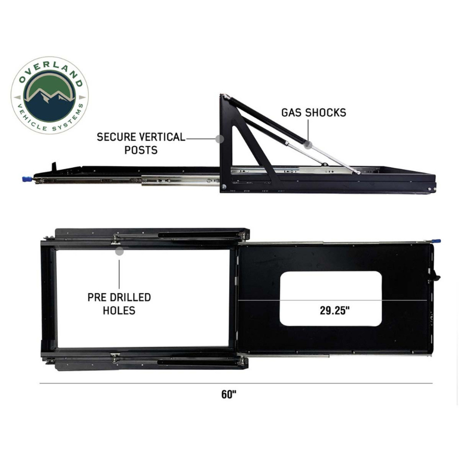 OVS Refrigerator Tray with Slide and Tilt - Small dimensions