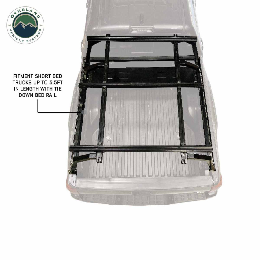 OVS Discovery Rack - Mid Size Truck Short Bed Application fits trucks up to 5.5ft bed