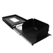 OVS Large Refrigerator Tray and Sink Slide - Black Powder Coat Universal