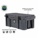 OVS D.B.S. - Dark Grey 95 QT Dry Box With Drain and Bottle Opener LLLDPE material