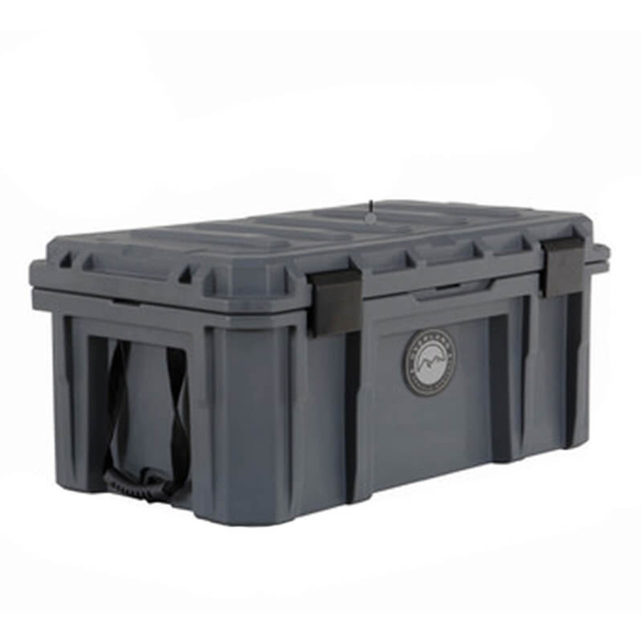 OVS D.B.S. - Dark Grey 95 QT Dry Box With Drain and Bottle Opener