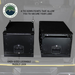 OVS Cargo Box With Slide Out Drawer Size - Black Powder Coat Universal 2 boxes side by side