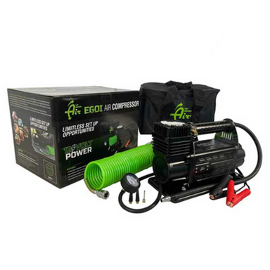 OVS EGOI Air Compressor System 5.6 CFM With Storage Bag, Hose & Attachments Universal