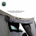 OVS HD Nomadic 270 Degree Awning Wall 1 with Door & Window - Passenger Side large front door rolled up