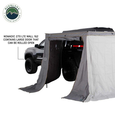 OVS HD Nomadic 270 LTE Awning Walls 1 & 2 - Driver Side large door