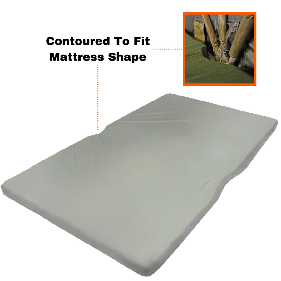 23ZERO Soft-Shell Roof-Top Tent Mattress Fitted Sheet 100% Cotton contoured to fit