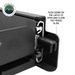 OVS Heavy Duty Fridge Slide - Black Powder Coat Universal latch