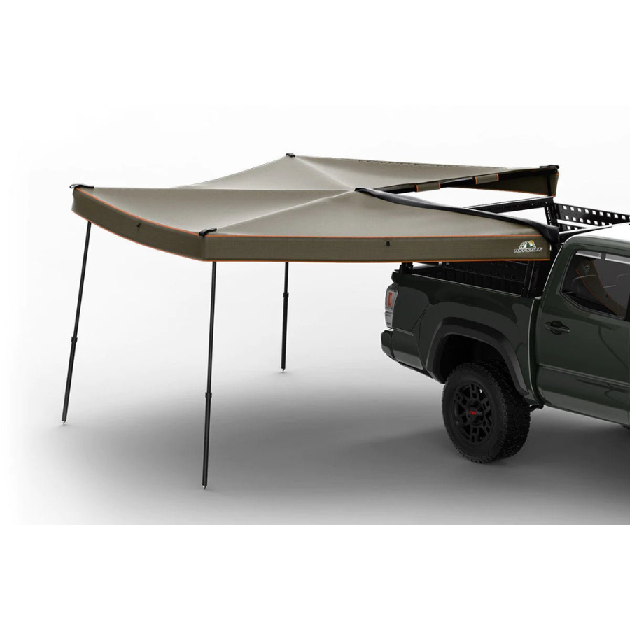 Tuff Stuff Overland 270 Degree Awning, Compact, Passenger Side, C-Channel Aluminum, Olive