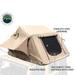 OVS LD TMBK 3 Soft Shell Roof Top Tent, Tan Body & Green Rainfly  info