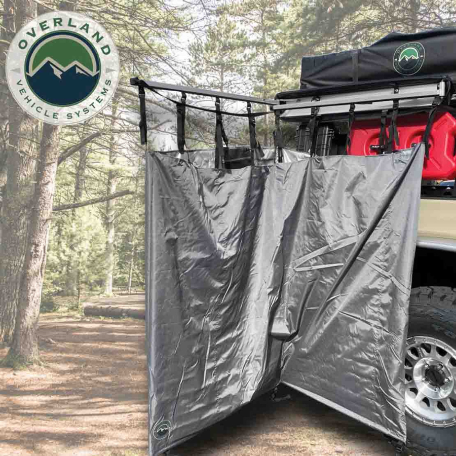 OVS HD Nomadic Car-Side Shower Room half folded