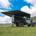 23ZERO Peregrine PRO 5 Arm 270 Degree Awning front view on truck