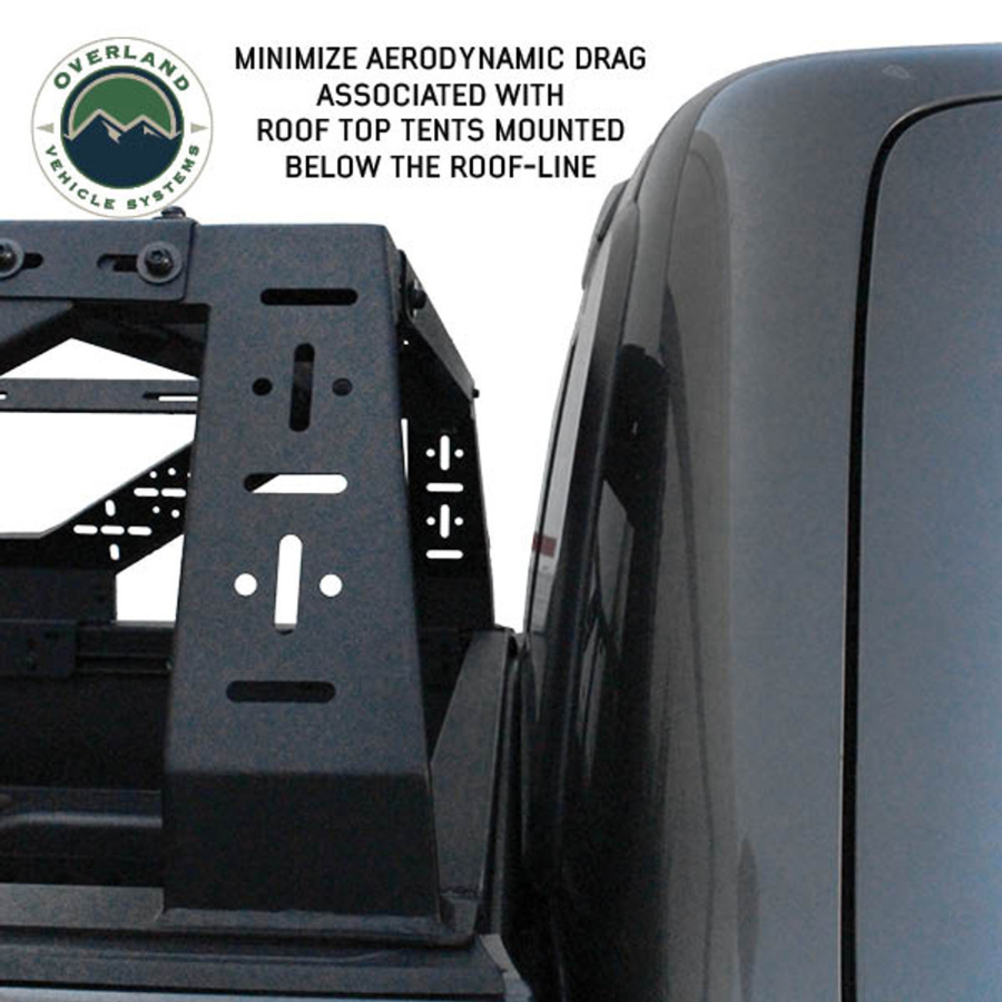 OVS Mid Height Rack For Full Size Trucks aerodynamic below roof-line