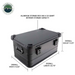 OVS Aluminum Box Storage 53 QT dimensions 