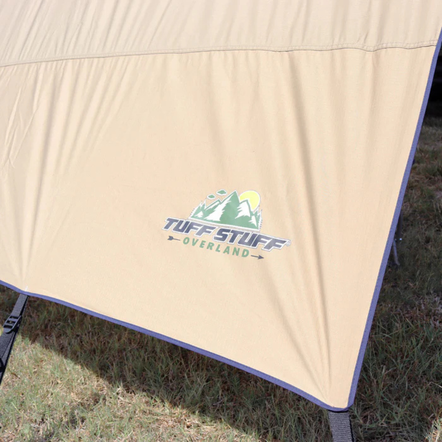 Tuff Stuff Overland Truck or Car Awning Shade Wall, 6.5x8 Feet, Poly-Cotton Ripstop logo