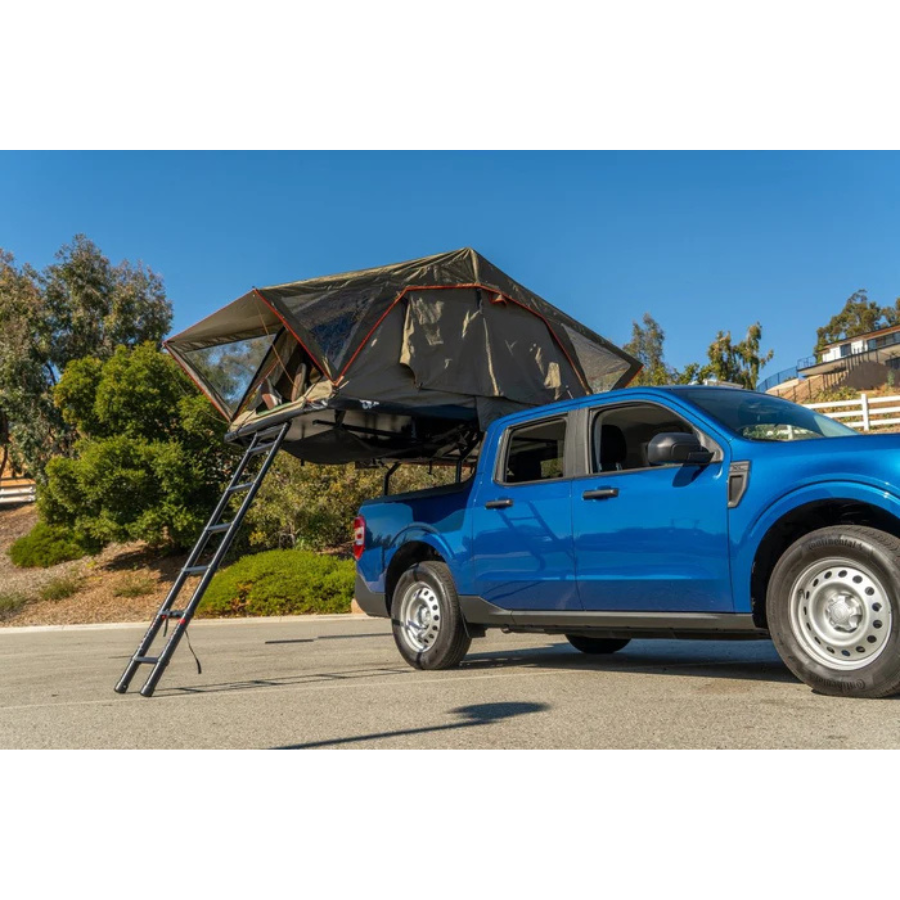 Tuff Stuff Overland Trailhead Pro Roof Top Tent right front view