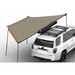 Tuff Stuff Overland 180 Degree Awning, XL, Driver or Passenger Side, C-Channel Aluminum, Olive rear right upper view